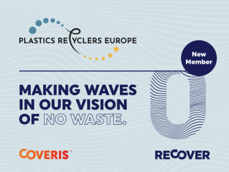 Coveris s'associe à Plastics Recyclers Europe pour soutenir la stratégie de développement durable No Waste